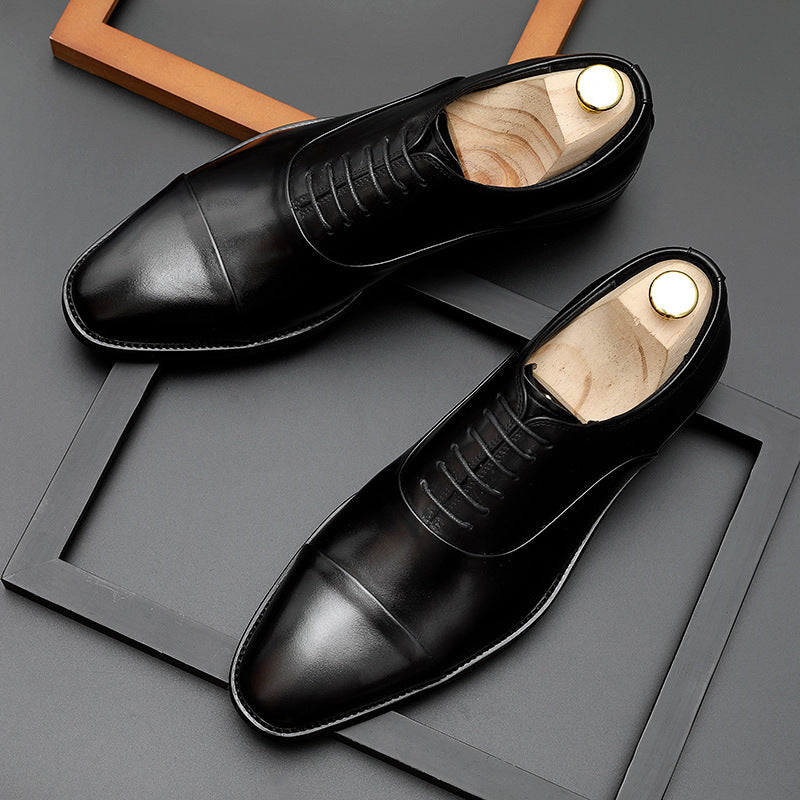 Men's Within Hours Business Formal Wear British Leather Shoes