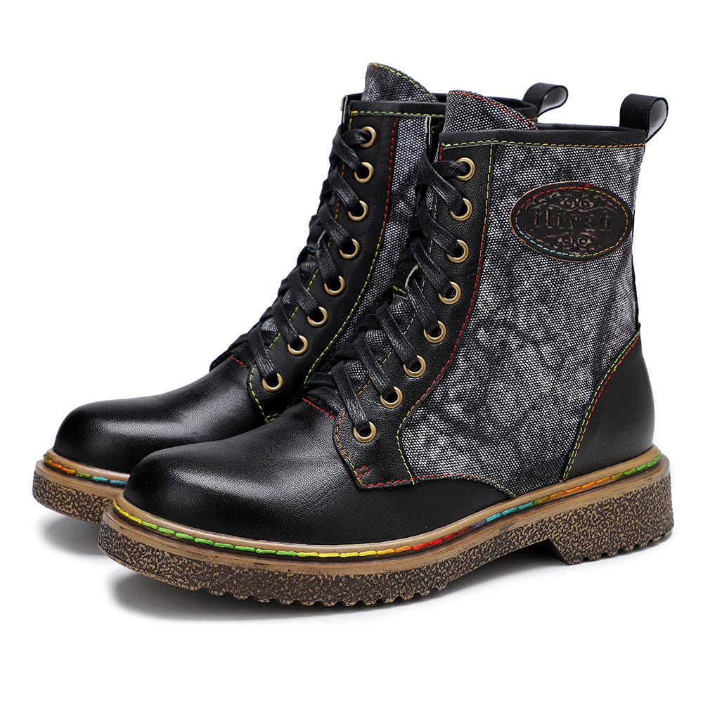Women's Style Retro Comfortable Dark Goth Wind Boots