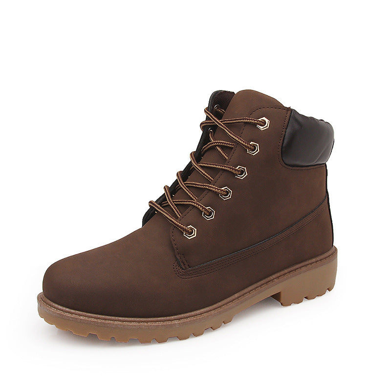 Women's & Men's Martin British Fleece-lined Retro Plus Size Casual Shoes