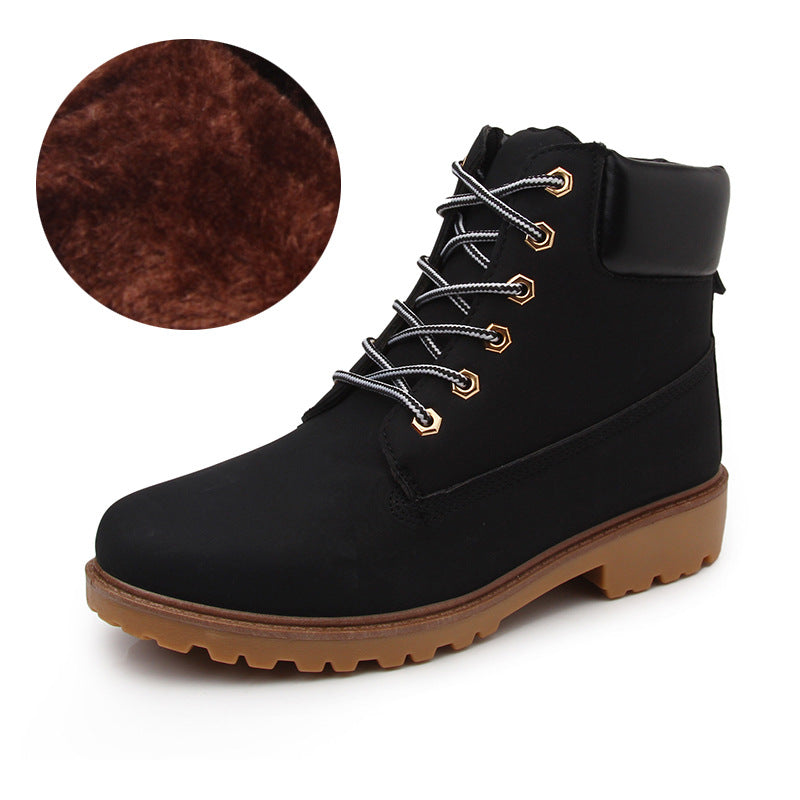 Women's & Men's Martin British Fleece-lined Retro Plus Size Casual Shoes