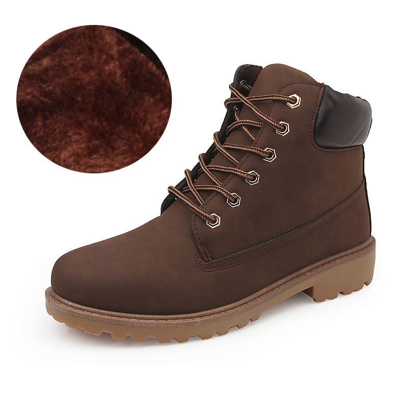 Women's & Men's Martin British Fleece-lined Retro Plus Size Casual Shoes