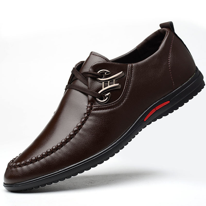 Men's Spring Business Formal Lace Up Soft Casual Shoes