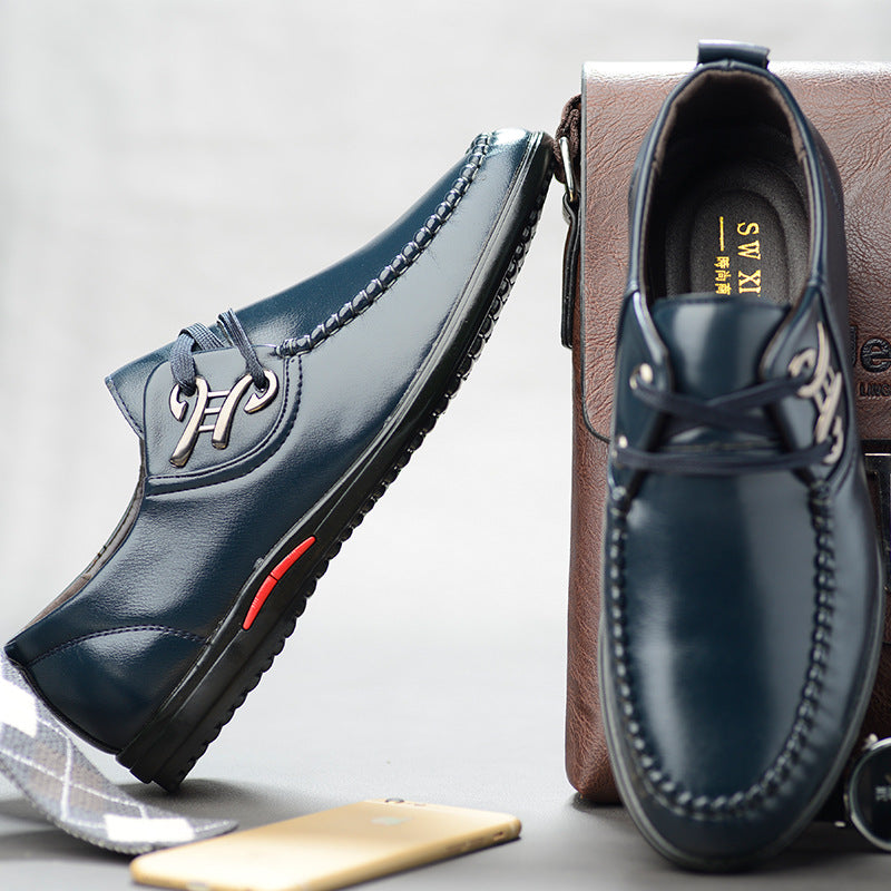 Men's Spring Business Formal Lace Up Soft Casual Shoes