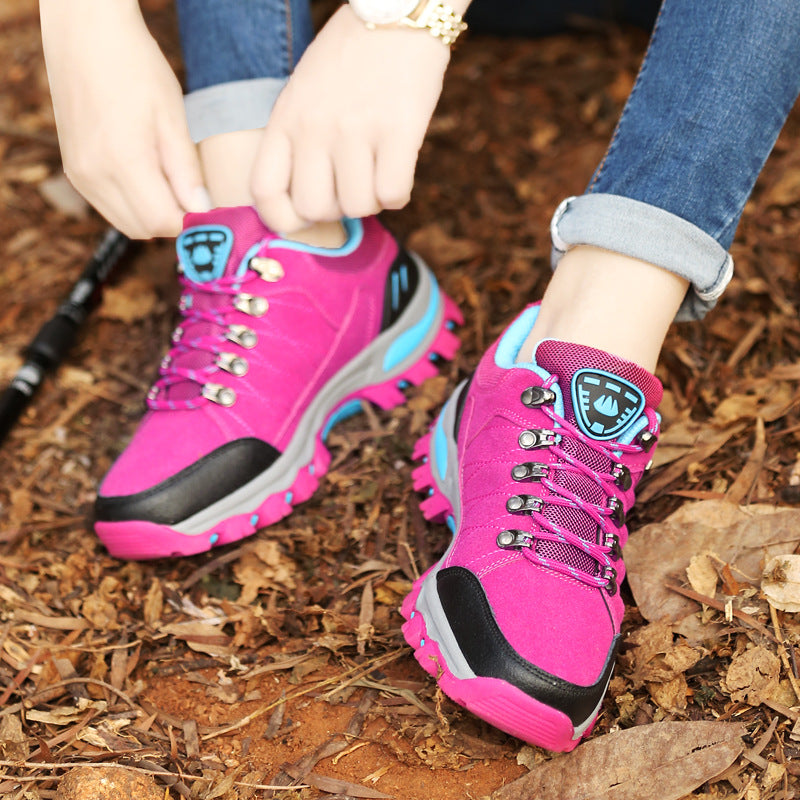 Warm Korean Outdoor Unisex Hiking Plus Sneakers