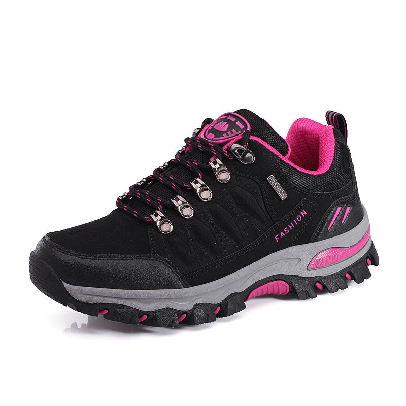 Warm Korean Outdoor Unisex Hiking Plus Sneakers