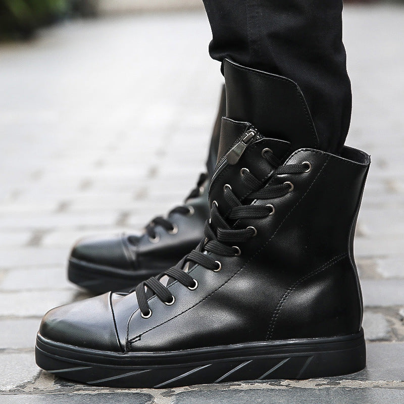 Men's Korean Trendy Unique Board Platform Muffin Sneakers