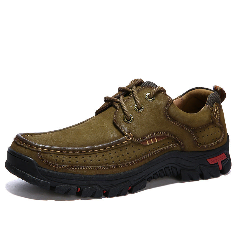 Men's Summer Breathable Hole Dad Genuine Xl Sneakers