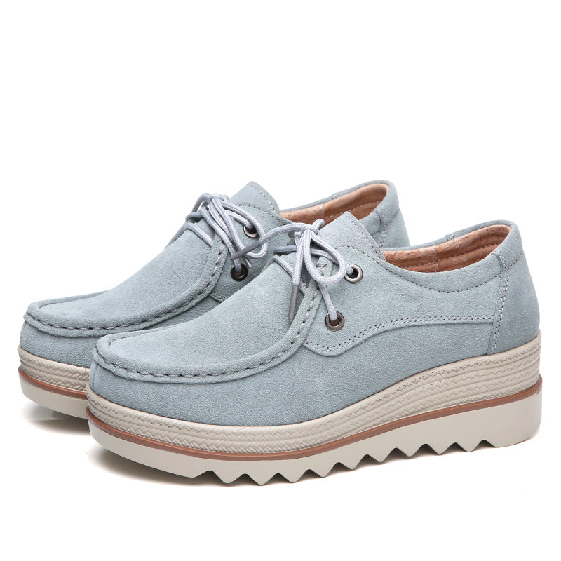Women's Size High Mother Grinding Noise Soft Casual Shoes