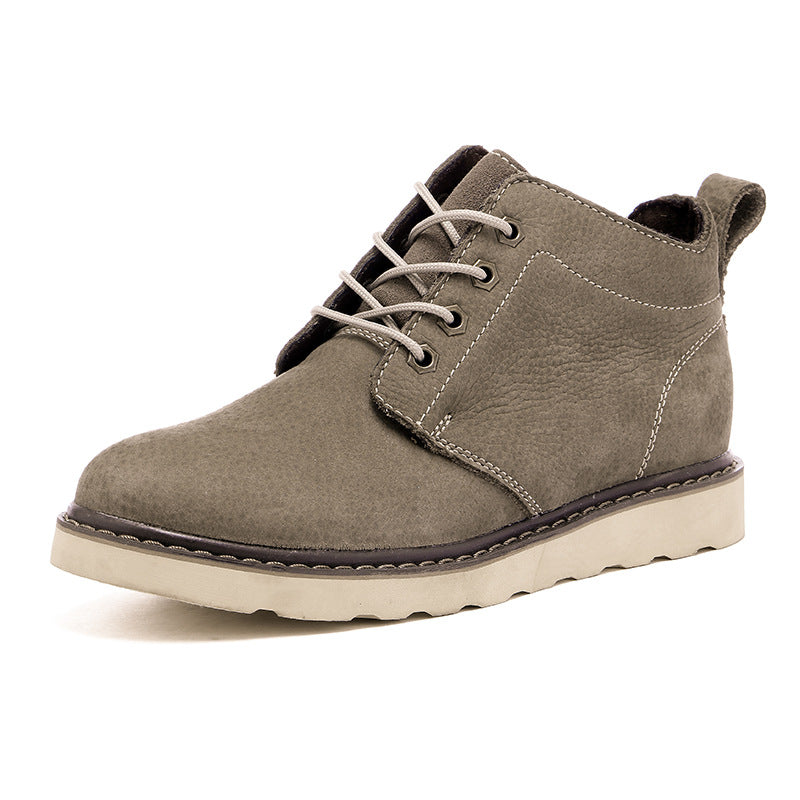 Women's & Men's Short Trendy Vintage Waterproof Motorcycle British Boots