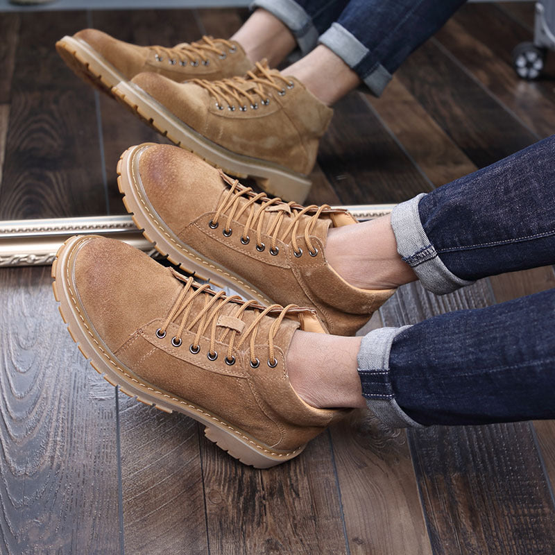 Men's Short Fashion Korean Fashionable Martin Boots