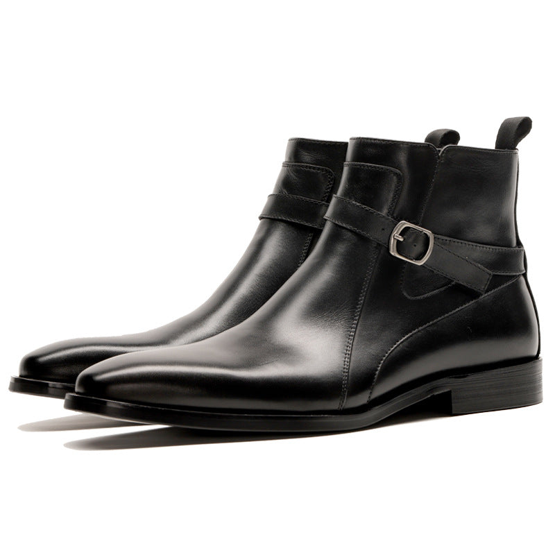 Men's Martin British Chelsea Top Layer Cowhide Boots