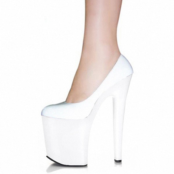 Women's High Platform Spring Professional Patent Stiletto Women's Shoes