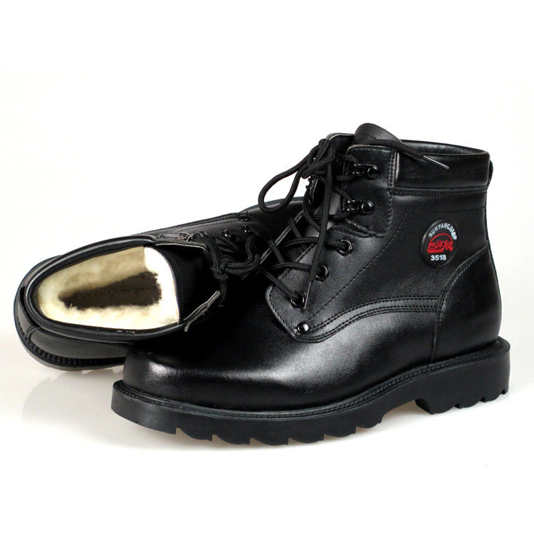 Men's Wool Cotton Short Outdoor Cold Weather Boots
