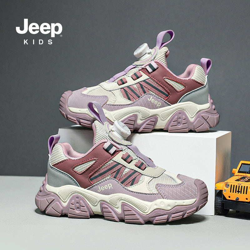 Boy's Autumn Breathable Mesh Sports Comfortable Kid's Sneakers