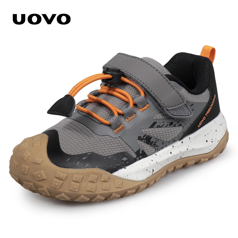 Children's Breathable Outdoor Mountaineering Boy's Soft Bottom Kid's Sneakers