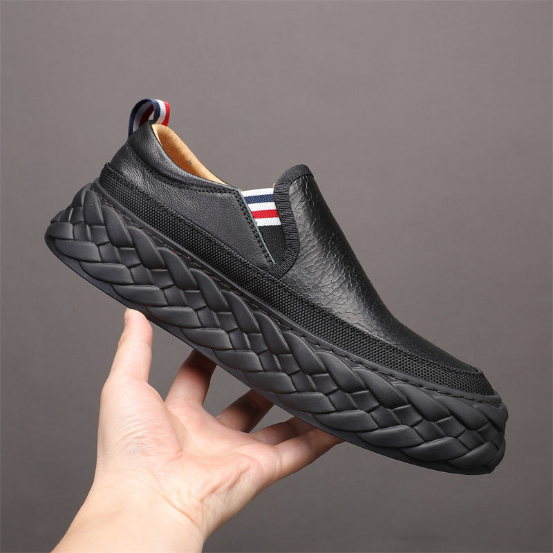 Men's Comfortable Breathable Platform Height Increasing Versatile Sneakers