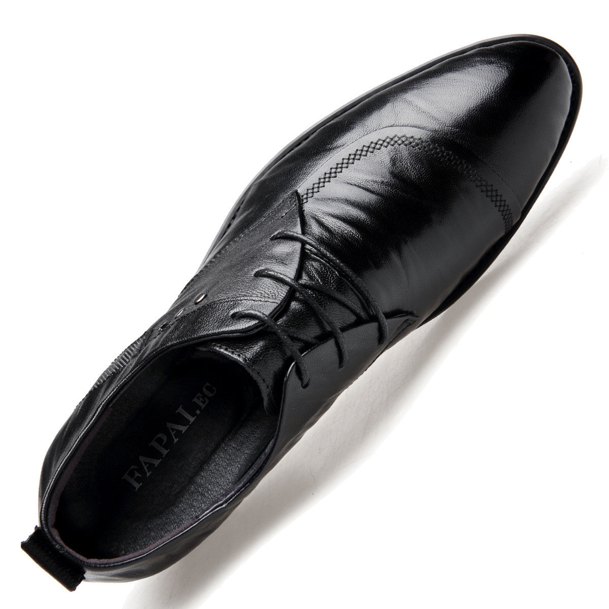 Men's Genuine Sheepskin Comfortable Low Top British Men's Business Leather Shoes
