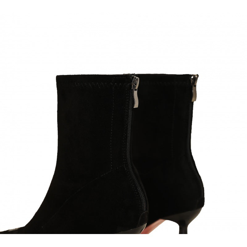 Women's Stretch High Large Size Pointed Temperament Boots
