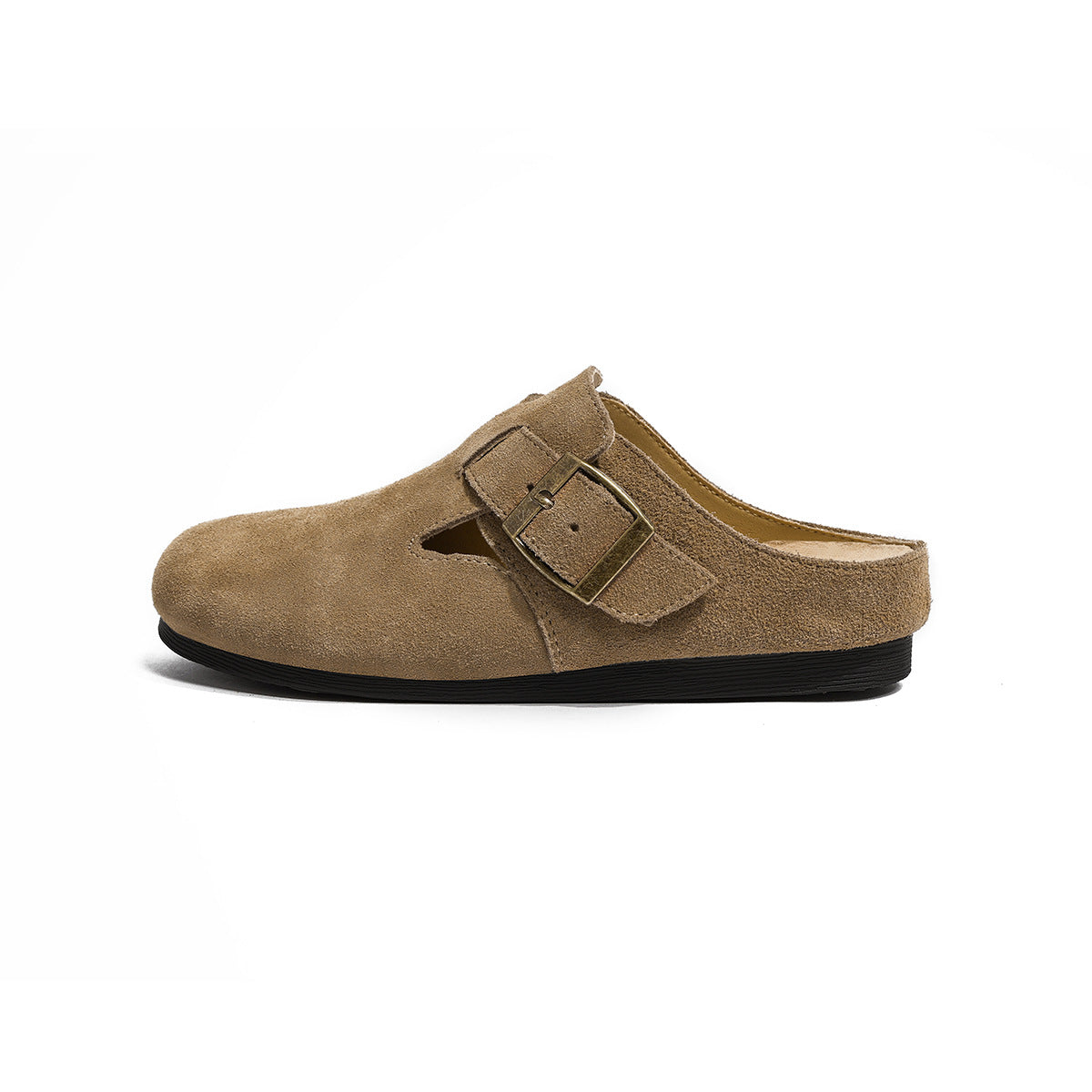 Bottom Closed Toe Half Inner Height Increase Slippers
