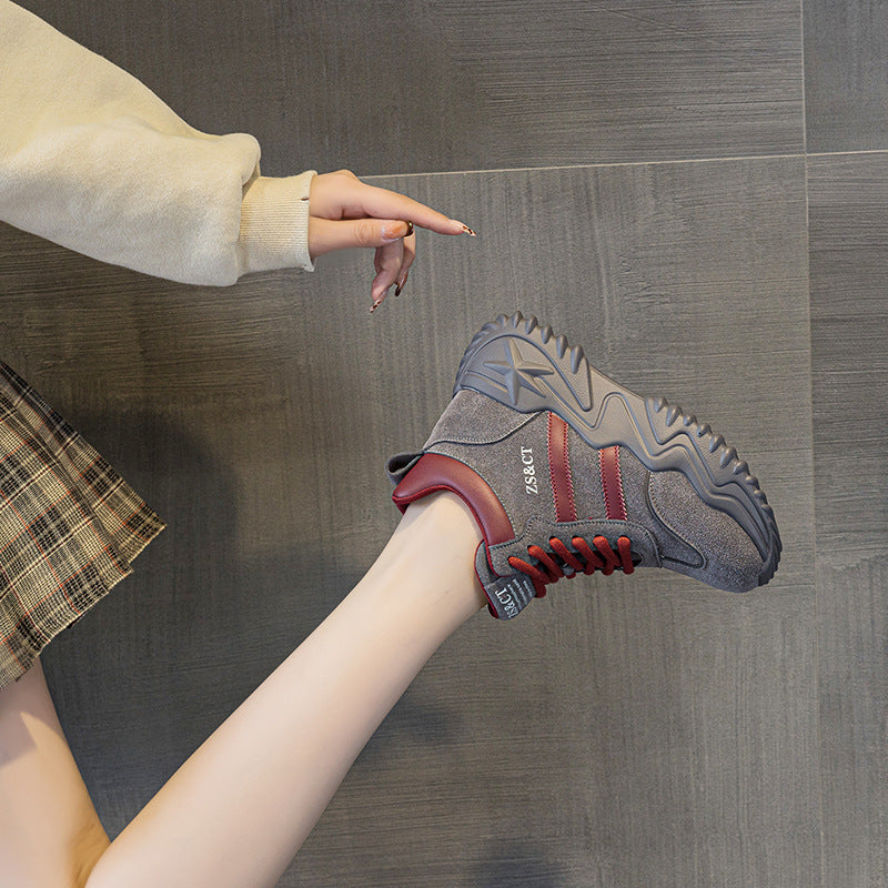 Women's Retro Style Soft Bottom Platform Casual Shoes