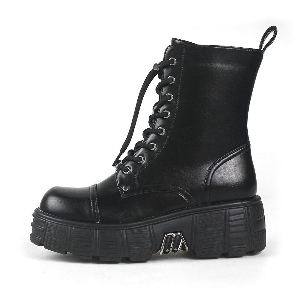 Women's Summer Heavy Metal Trendy Thick Bottom Boots