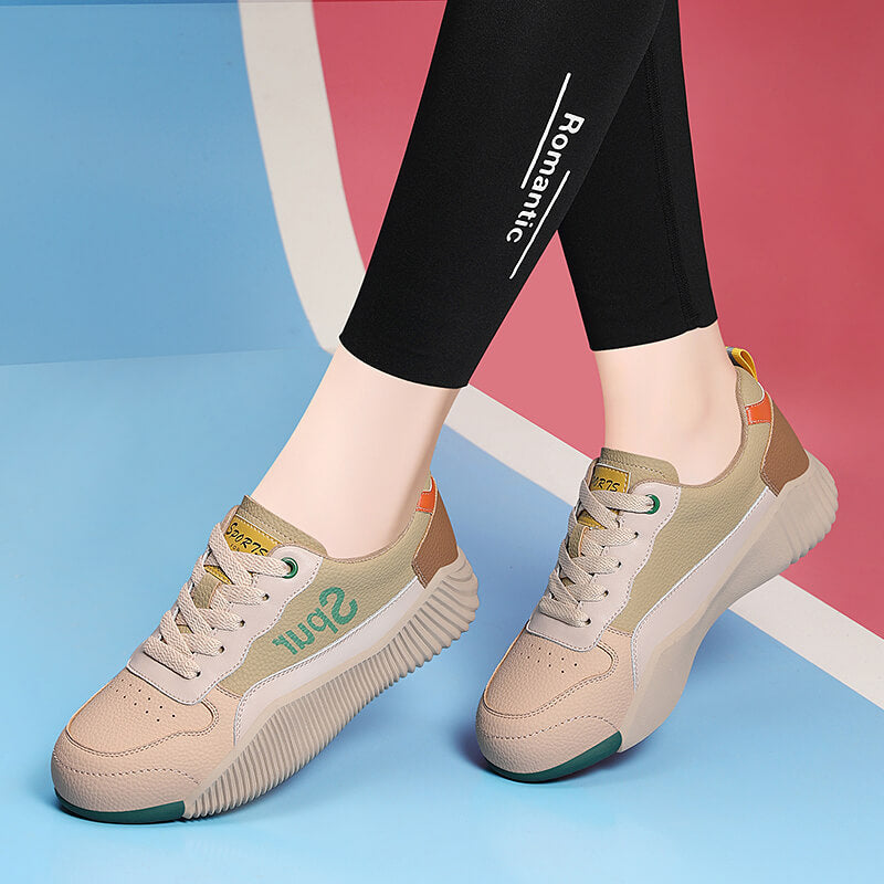 Women's Lightweight Soft Sole Running White Summer Sneakers
