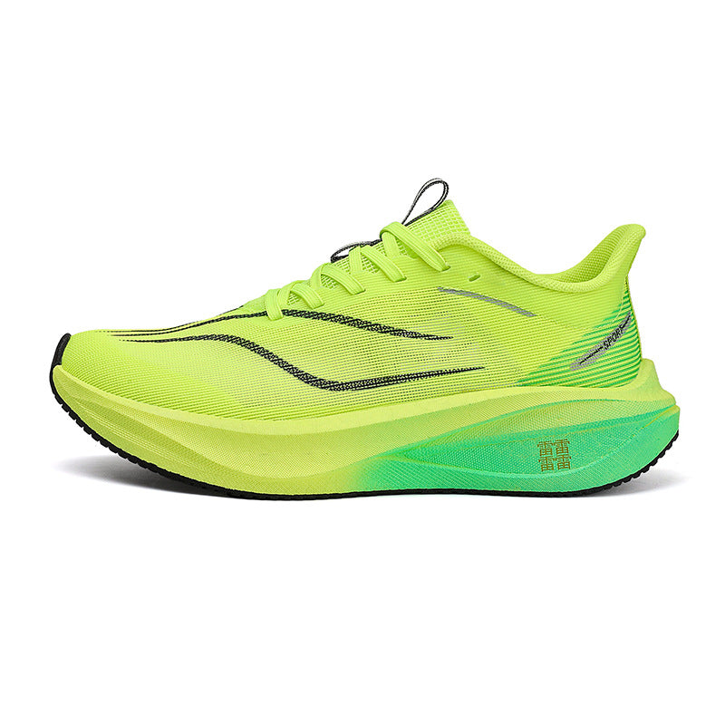 Men's Spring Green Little Shock Absorption Red Rabbit Sneakers