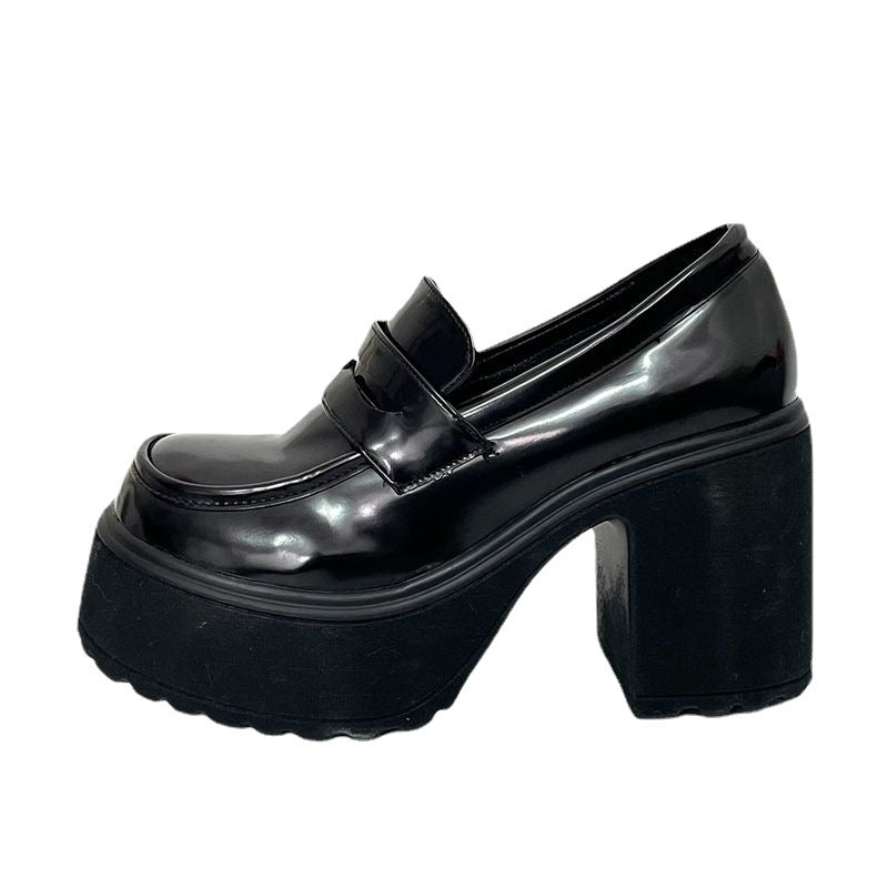 High Small Height Increasing British Style Casual Shoes