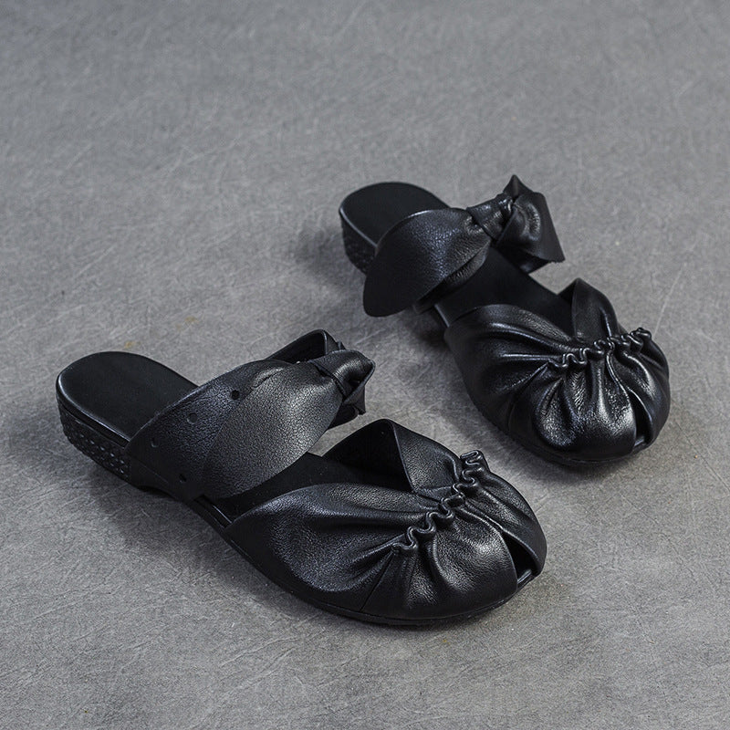 Women's Breathable Soft Bottom Surface Flat For Sandals