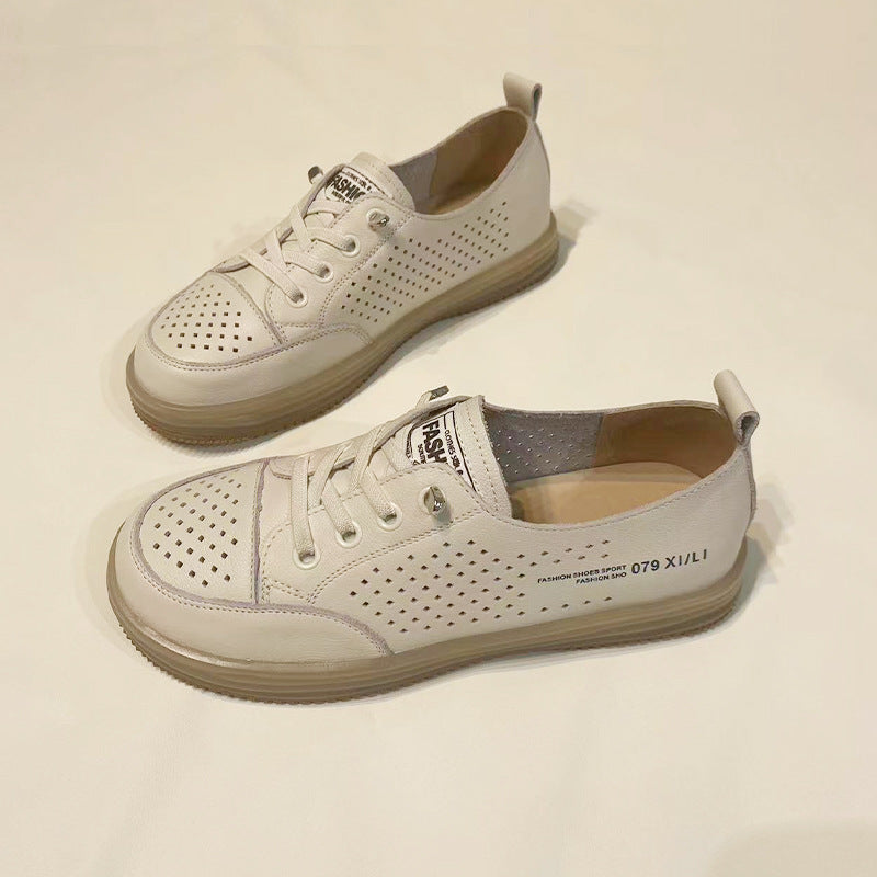 Women's Soft Bottom Hole Comfortable Breathable Pregnant Casual Shoes