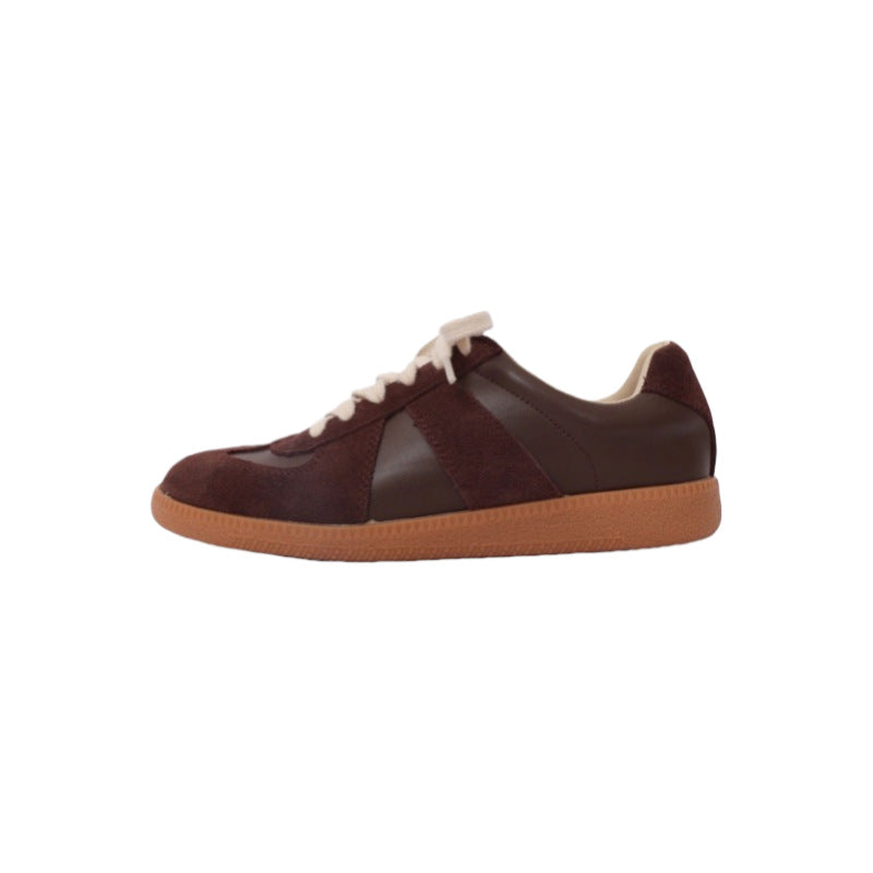 Women's Matching Korean Style Versatile Flat German Training Sneakers
