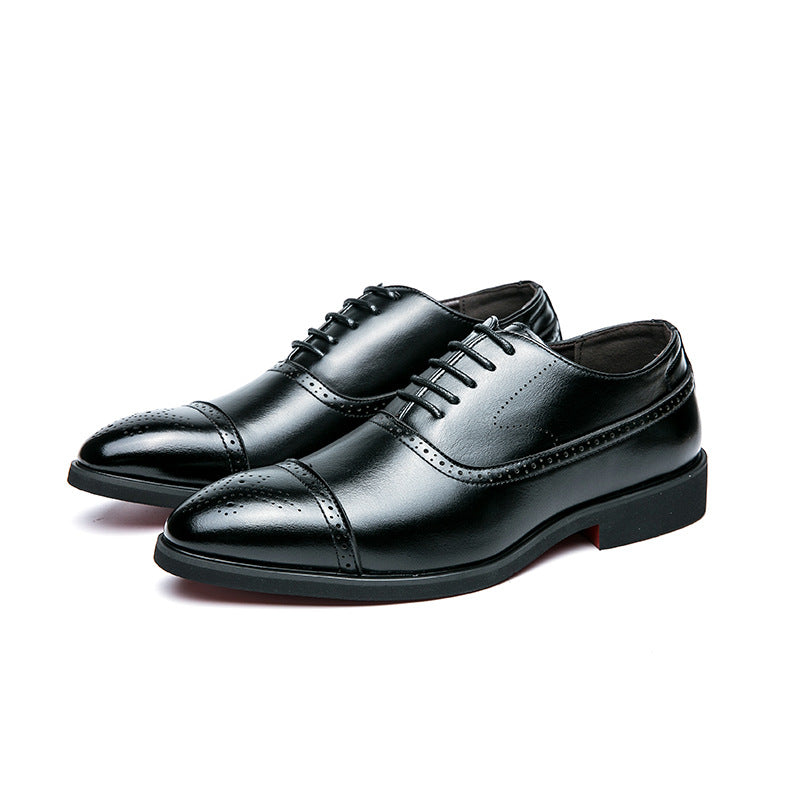 Men's Pointed Toe British Style Hairstyle Office Loafers