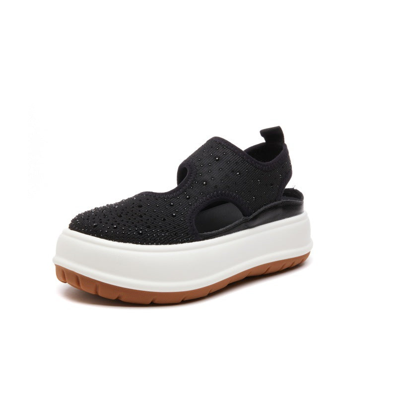 Women's Closed Toe Platform Summer Korean Style Sandals