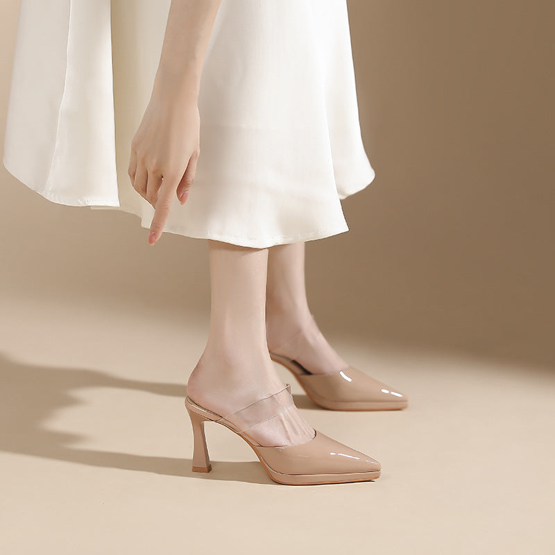 Women's Toe High Pointed Stiletto Outer Wear Heels