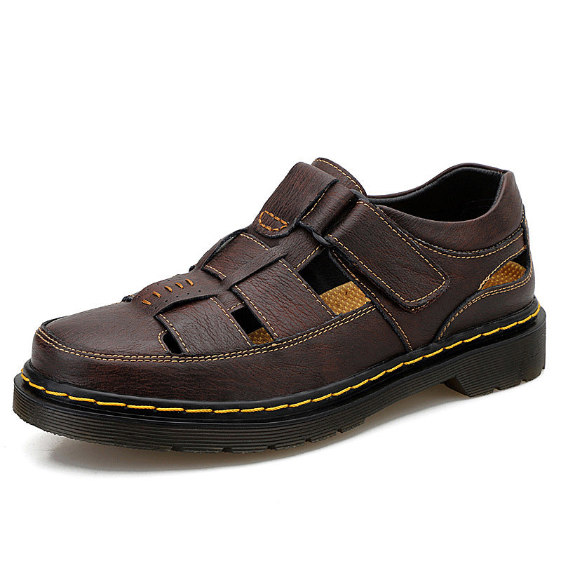 Men's Summer Plus Size Pump Sports Hollow Sandals