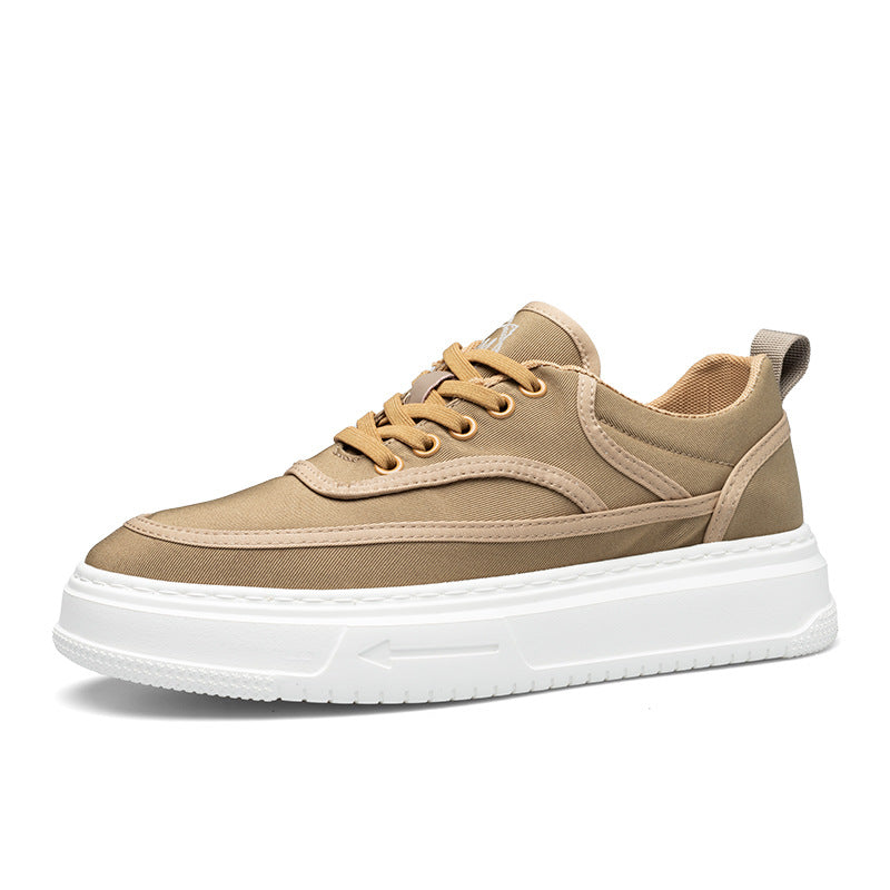 Men's Cloth One Pedal Thick Sole Light Canvas Shoes