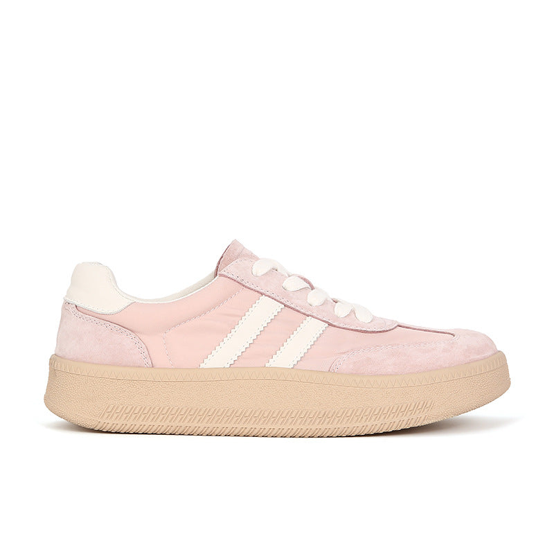 Women's Genuine German Training Small Thick-soled White Casual Shoes