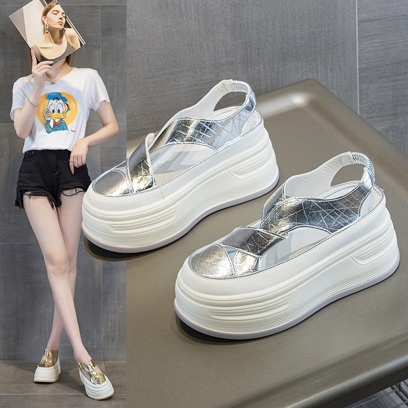 Women's Hollow Out Breathable Versatile Platform Height Sandals