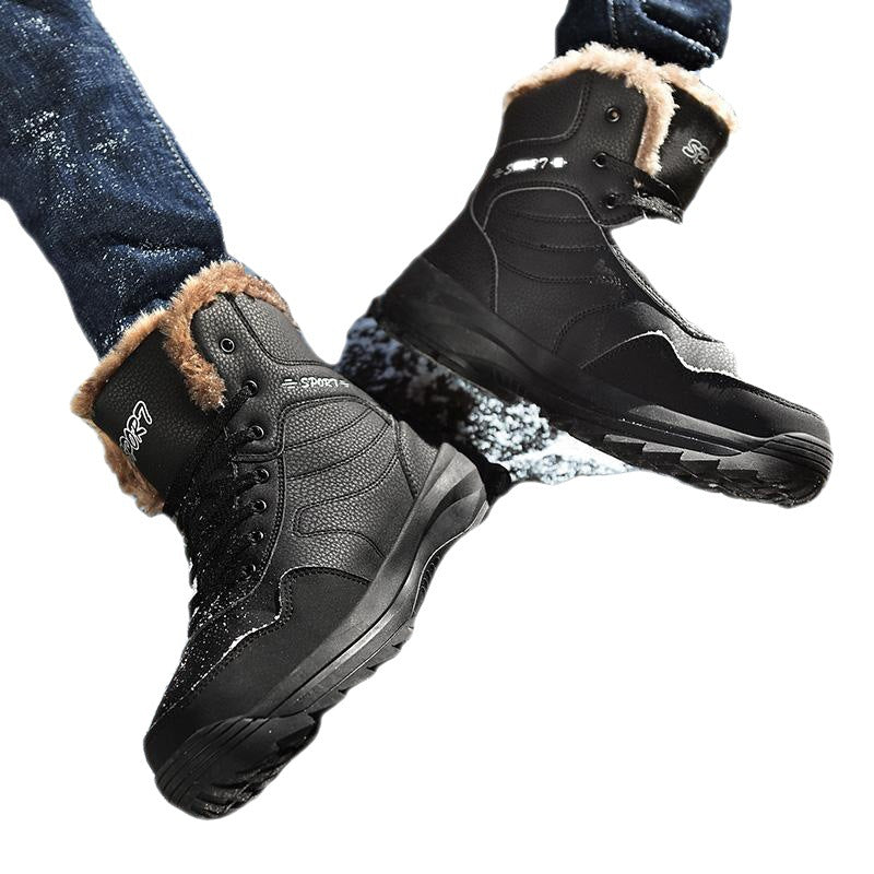 Men's Over Thickened Fleece Northeast Extremely Cold Snow Boots
