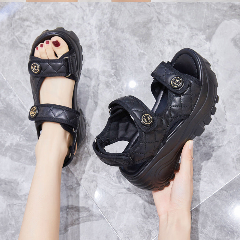 Women's Summer Plus Size Platform Classic Style Sandals