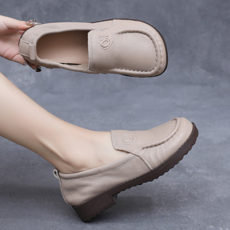 Women's Pumps British Style Handmade Soft Bottom Loafers