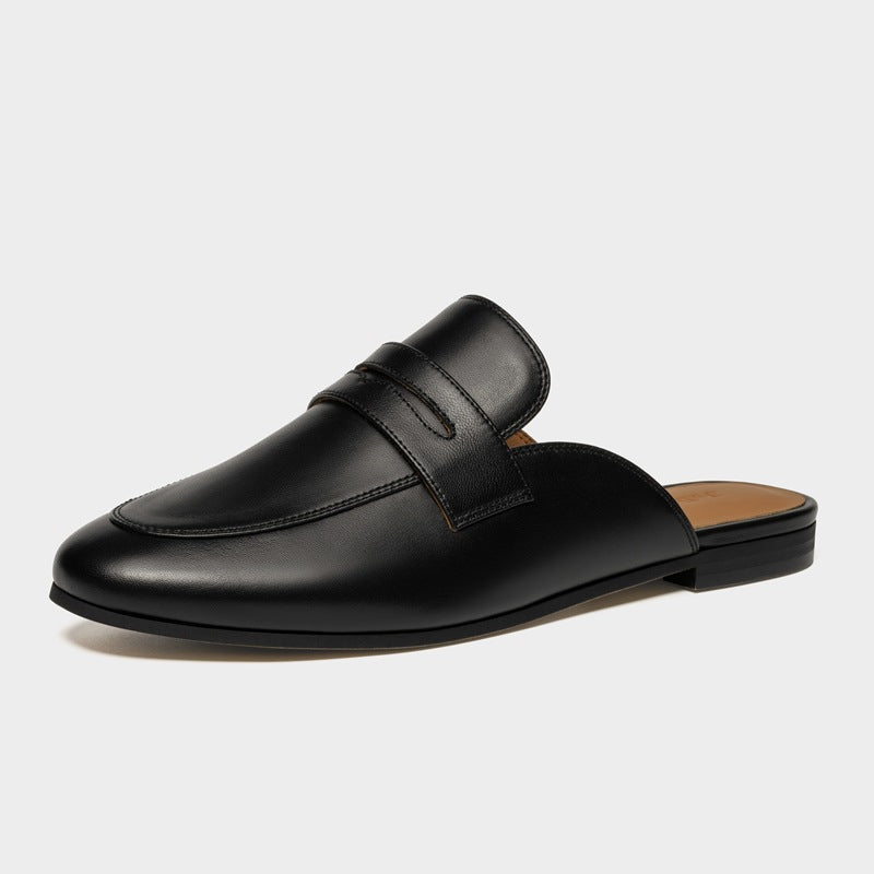 Women's Niche Summer Toe Cap Semi Comfortable Mule Flat Sandals