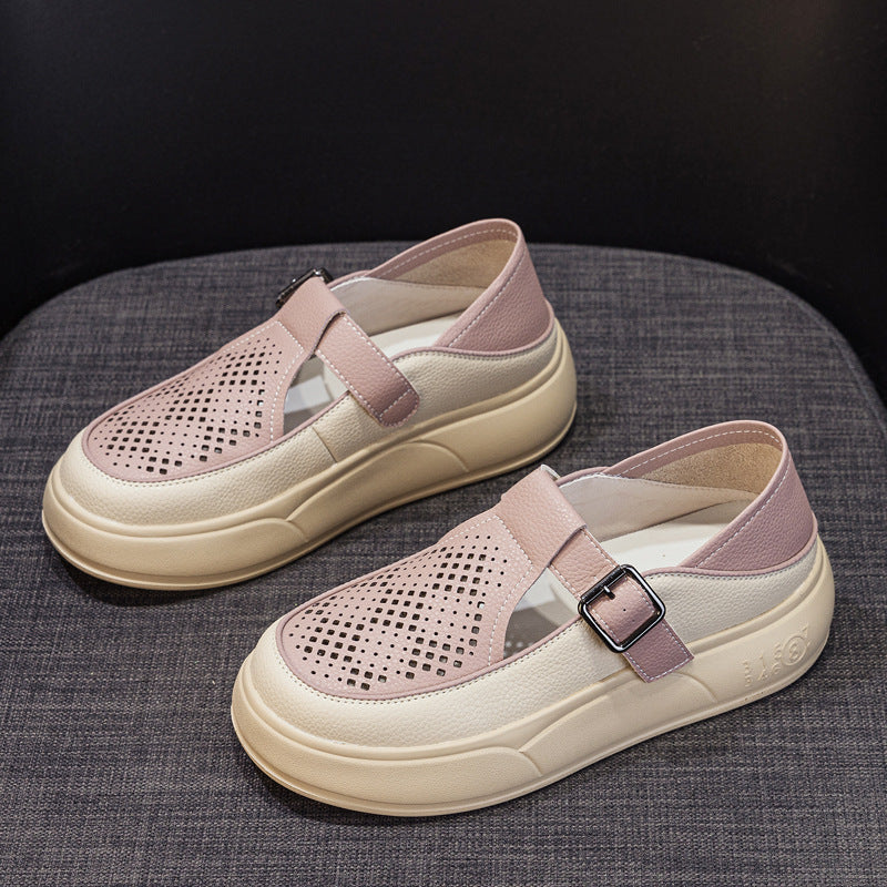 Women's Genuine For Pregnant Toe Box Summer Sandals