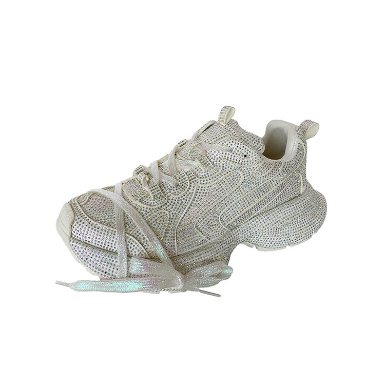Women's Paris Ninth Generation Rhinestone Dad Sports Casual Shoes