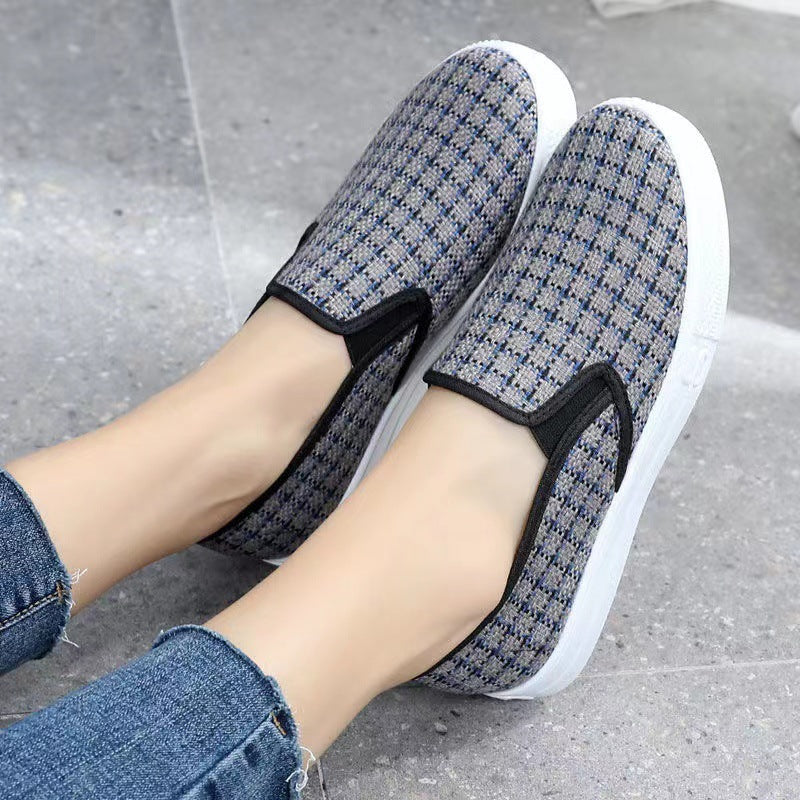 Women's Charming Classic Plaid Fashion Board Casual Shoes