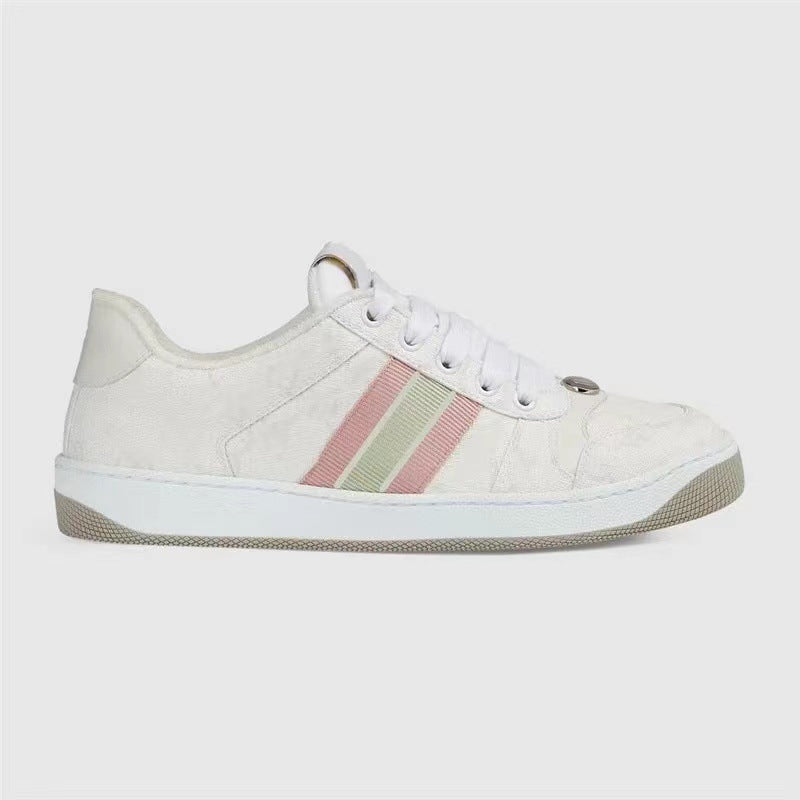 Women's & Men's Rhinestone Golden Goose Retro Dirty Presbyopic Flat Casual Shoes