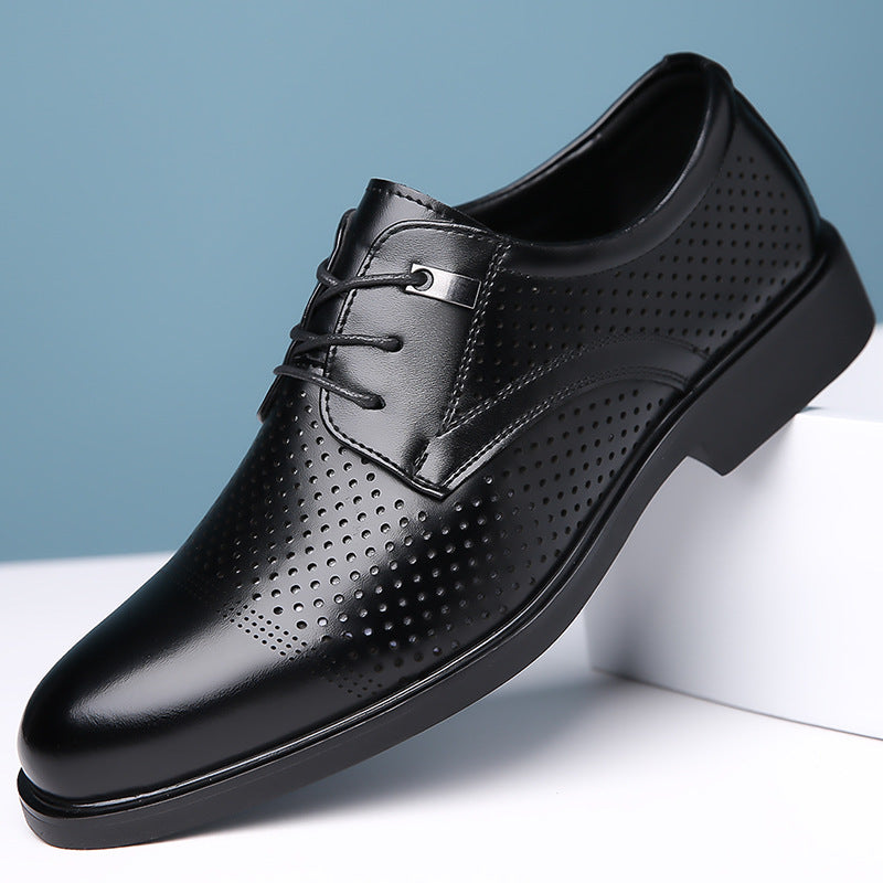 Men's Size Height Increasing Insole Formal Business Leather Shoes