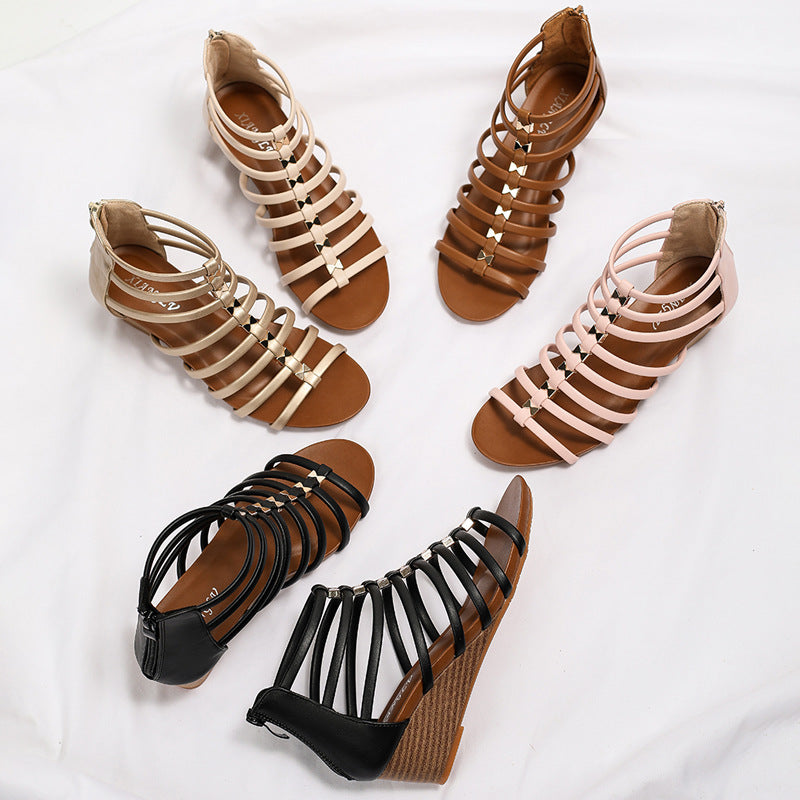 Women's Wedge With Fashion Bohemian Seaside Vacation Sandals