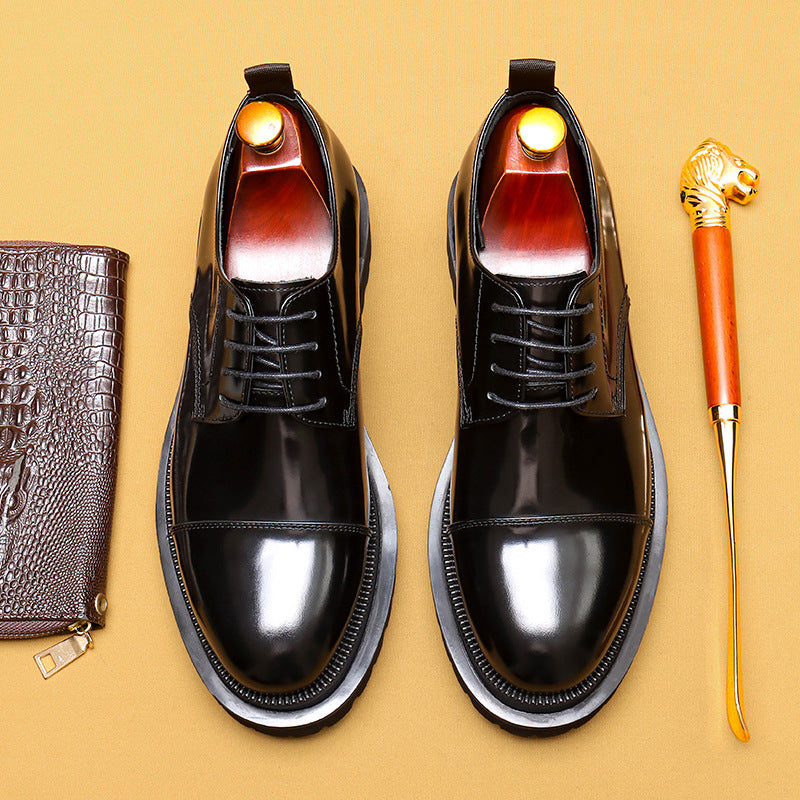 Men's Formal Wear Business Cowhide Lining British Leather Shoes