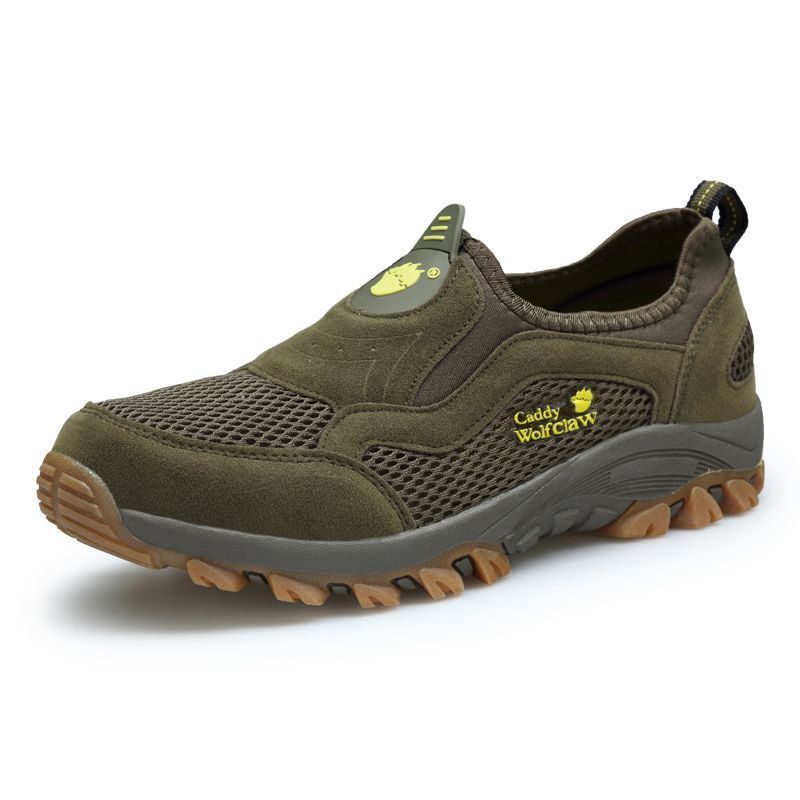 Men's Summer Breathable Mesh Slip-on Walking Dad Men's Shoes